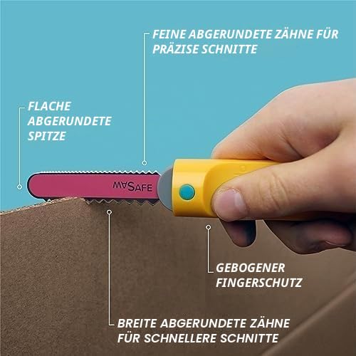Makedo Discover | Werkzeugkasten aus recycelter Pappe im kleinen Werkzeugkasten (126 Teile) | STEM- und STEAM-Lernspielzeug für Zuhause und Schule