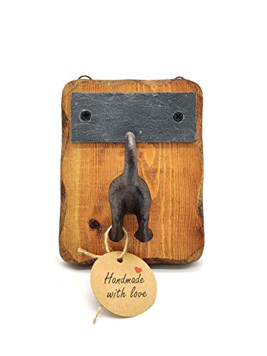 Handmade Dog & puppy name sign & lead/leash hook. PERSONALISED. Stunning quality Christmas/Birthday gift for dog Lovers!