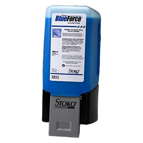Stoko Skin Care BlueForce Hand Cleanser Dispenser Only, 4 Liter - 1 each. Cover