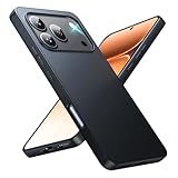 TesRank Honor 600/600 Pro 5G Hülle, Matte Oberfläche Soft Hüllen [Ultra Dünn] [Kratzfest] TPU Schutzhülle Hülle Weiche Handyhülle für Honor 600/600 Pro 5G-Schwarz