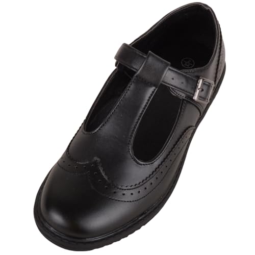 Chaussures Mary Jane en similicuir pour enfants - Souplesse et style classique