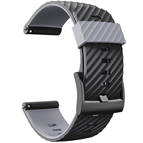 Bracelet de rechange en silicone 24 mm compatible montre Suunto 7 D5 Suunto 9