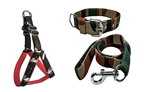 Smart Doggie® Military Chest Belt, Military Collar and Military Lead Set for Your Pet Dogs. (1.25 inch) (B09G2X2ZWD) Amazon Price History, Amazon Price Tracker