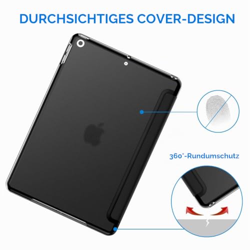 JETech Hülle für iPad 9./8./7. Gen 10,2", Schwarz – Ansicht 4