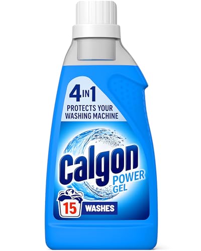 Calgon Gel 4 en 1, Antical para la Lavadora, Anticorrosión, Elimina Olores y Suciedad, en Formato Gel, 15 dosis, 750ml, El embalaje puede variar