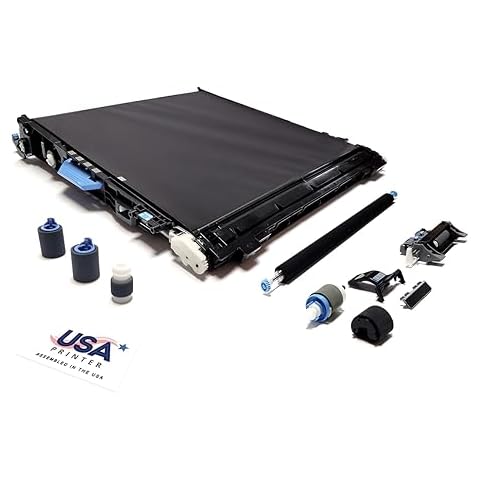 USA Printer CE516A-TK-USA Transfer Kit for HP Color Laserjet CP5225 CP5525 M750 M775 Includes Intermediate Transfer Belt (ITB), RM1-6128 Transfer Roller, & Tray 1-3 Roller Kit Cover