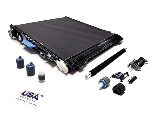 USA Printer CE516A-TK-USA Transfer Kit for HP Color Laserjet CP5225 CP5525 M750 M775 Includes Intermediate Transfer Belt (ITB), RM1-6128 Transfer Roller, & Tray 1-3 Roller Kit