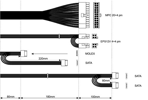 aky AK-T1-300 - Akyga Power Supply TFX 300W AK-T1-300 P4 APFC Fan 3xSATA - Alimentatore - Immagine 2