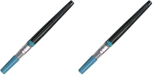 ぺんてる 筆ペン アートブラッシュ XGFL-114 ターコイズ (× 2)の商品画像（Amazon）