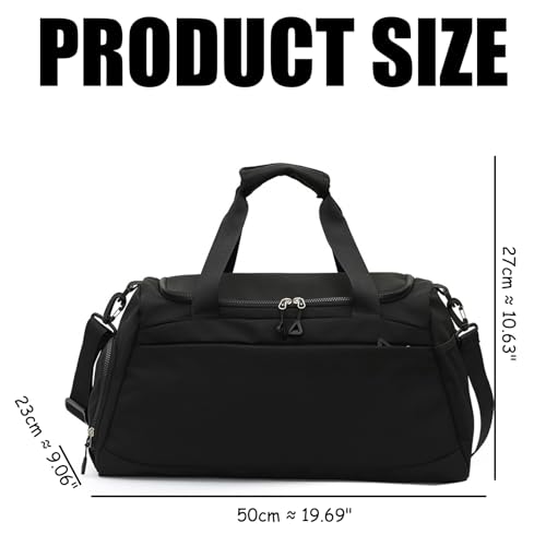 Sac de sport anti odeur avec compartiment chaussures humide séparé