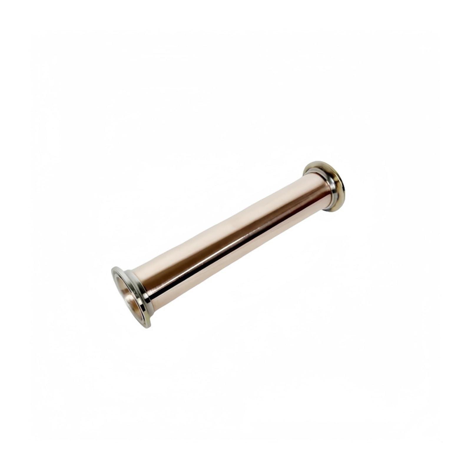 Tubo tubería sanitaria de triple carrete Tubo/tubería de cobre sanitario de triple abrazadera de 3" (76 mm) de diámetro exterior 91, longitud 12" (300 mm), espesor 2 mm, tubería de cobre de triple abr