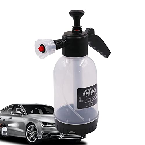 ▶▶ Design di sicurezza: adottare un design di sicurezza per evitare che l'alta pressione provochi lo scoppio dello spruzzatore di schiuma per la pulizia dell'auto, premere l'interruttore, facile da usare.
