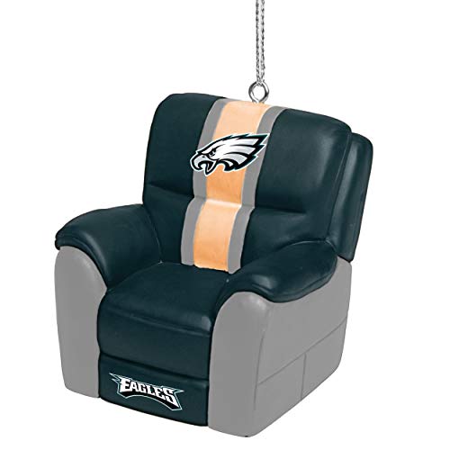 NFL Philadelphia Eagles Reclining Chair Hanging Tree Holiday OrnametReclining Chair Hanging Tree Holiday Ornamet, Team Color, One Size