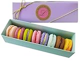 LeilaLove Macarons - 12 Macarons - 8 flavors - Celebrity box