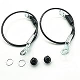 BRGMAX Tailgate Holder Support Cable Kit fits for Yamaha Rhino 450 660 700 YXR660 YXR450 2004-2009...