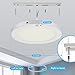 Youtob Motion Sensor LED Ceiling Light 15W 1200LM Flush Mount Round Lighting Fixture for Indoor/Outdoor, Stairs, Closet Rooms, Porches, Basements, Hallways, Pantries, Laundry Rooms(4000K Cool White)