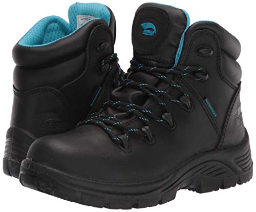 Image of FSI FOOTWEAR SPECIALTIES INTERNATIONAL Women's 7673 Framer Black Leather Soft Toe EH Work Boots