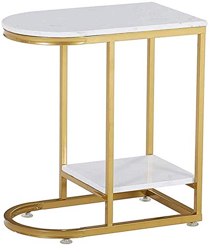 HTLLT Storage Table Home Side Table Double Layer Metal Coffee Table Li HTLLT Storage Table Home Side Table Double Layer Metal Coffee Table Li