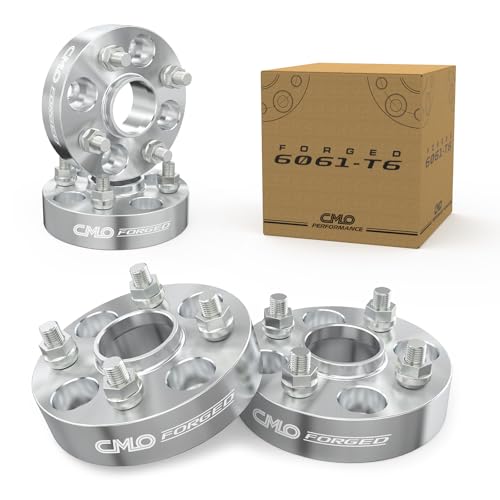 Customadeonly 2pc 1.5" (38mm) 4x100 Hubcentric Wheel Spacers - 54.1mm Bore - M12x1.5 Studs - Forged Aluminum - Fits Miata Corolla MR2 Rio - Measure Fender Gap