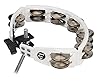 Latin Percussion LP861554 Mountable Steel Jingles Cyclops Tambourine - White #1