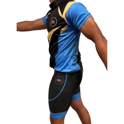 Roupas masculinas de manga curta de jérsei de ciclismo roupas de bicicleta de estrada shorts acolcho