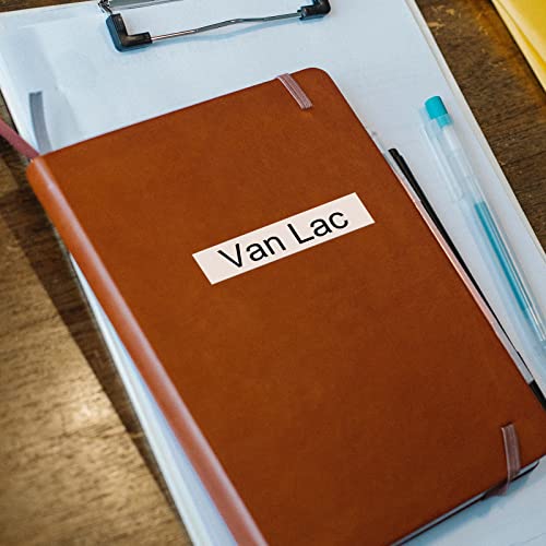 Aoje Compatible Label Tape Replacement For Dymo Letratag 91331 Black On White 1/2'' X 13' (12Mm X 4M), A91331 S0721660 Plastic Tape Refill Work With Dymo Lt-100H Lt-100T Lt-110T Qx50 Xr Xm 2000 6-Pack #TOP5