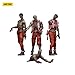 JOYTOY Dark Source Zombie Figure Mechanic Team 1/25 Action Figure with Movable and Detachable Joints, Miniature Zombie Figurines for Halloween Display and Imaginative Play