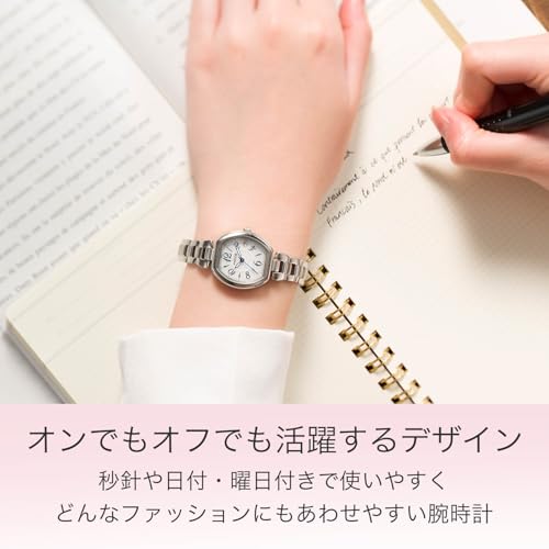 [シチズン]CITIZEN 腕時計 wicca ウィッカ ソーラーテック電波時計 ハッピーダイアリー シンプルアジャスト KL0-715-11 レディース 商品画像6