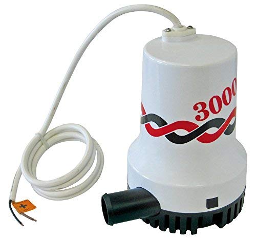 ETT Bomba sumergible marina "3000 GPH" hasta 12600 l/h, máx. 4 m