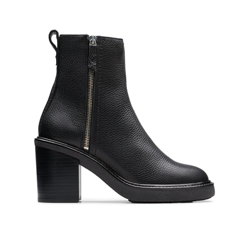 Clarks Cassiano Zip bottines en cuir noir pour homme