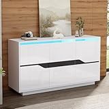 Construction robuste et grande stabilité : fabriqué à partir de panneaux de particules de haute qualité avec une capacité de charge de 40 kg. Idéal comme meuble TV pour téléviseurs jusqu'à 65