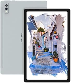Blackview Tablet Android, Tab 11 10.36 inch 2000 * 1200 In-cell FHD+, 8GB RAM 128GB ROM(TF 512GB), Android 11, Octa-Core 2.0GHz, 6580mAh, 13MP+8MP, Dual 4G LTE, Bluetooth 5.0, OTG, Type C - Silver