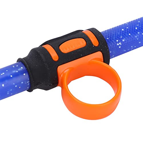 2 piezas de baquetas para batería con fundas de silicona para dedos, para principiantes, accesorios de percusión de plástico miniatura 4