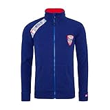 Kragen innen mit Kontrast Nebulus T313 - Fleecejacke Moody (Modell: P122 - Herren, dunkelblau; Größe: XXL)