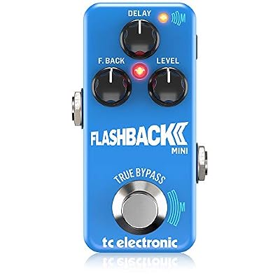 TC Electronic FLASHBACK 2 MINI DELAY Legendary Ultra-Compact Delay Pedal with MASH Footswitch and New Tape and Analog Algorithms