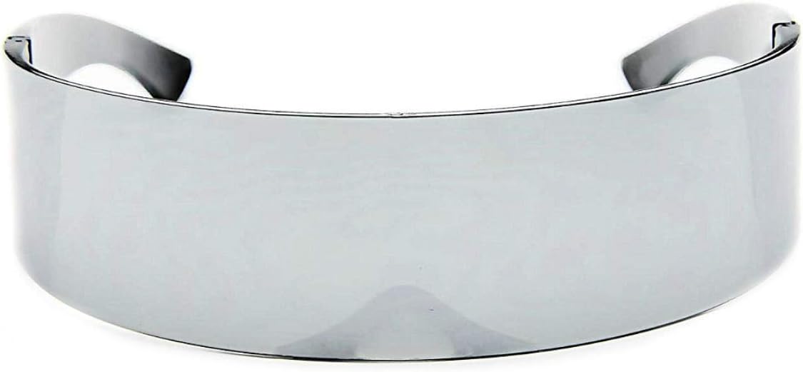 WebDeals(TM) - Futuristic Cyclops Alien Shield Sunglasses Monoblock…