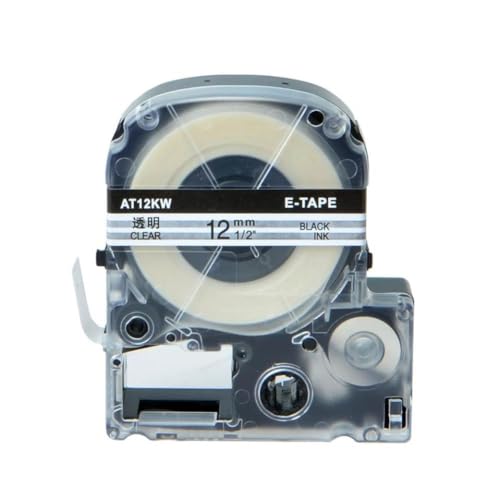 SS12KW SS9KW SS6KW SS18KW SS24KW ���{���ƌ݊����̂��郉�x���e�[�v LW-300 LW-400 LW-600P LW-700 ���[�J�[�p(12mm Black on clear)