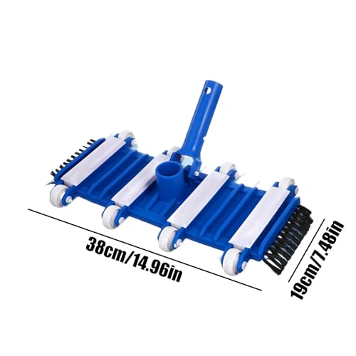 Equipo de succión manual resistente con cerdas de alta densidad para limpieza de piscina 3