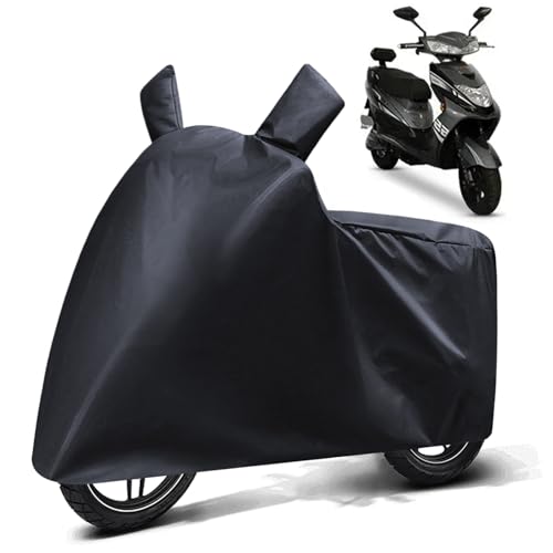 Image of FABTEC Waterproof Scooty Body CoverCompatible with Enigma Ambier, A1 (Black)