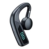 Single Ear Bluetooth Headset with Microphone Air Bone Conduction Headphone Ear Bud with Earhooks Ope