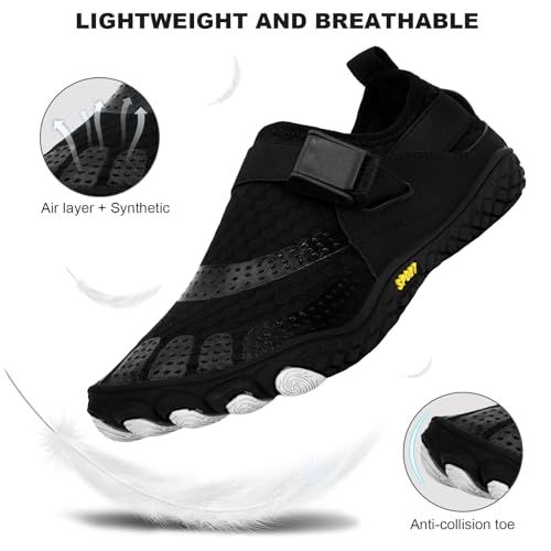 Image of Hike Barefoot Shoes for Men and Women, Professional Water Shoes, Barefoot Hiking Shoes for Travel, Wide Toe Box, Non-Slip, Breathable, No Dropping