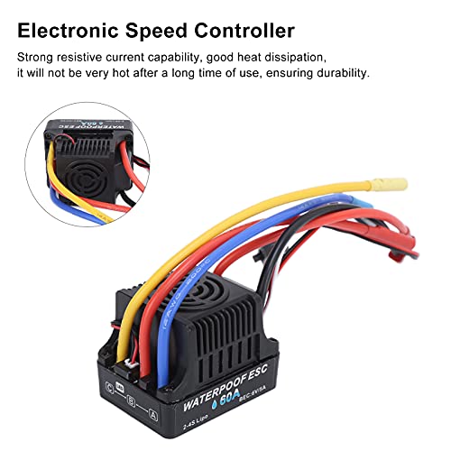 Dilwe Regolatore di velocità Elettronico RC, 60A