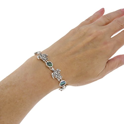 Pammyj Turtle Bracelet Turtle Charms With Abalone Inlay #TOP1