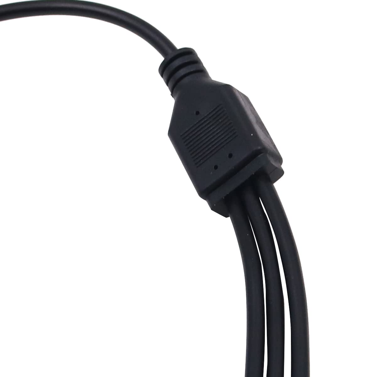 HUAZIZ 4 Pezzi 30cm Cavi Splitter a 4 Pin da 1 a 2 Femmina LED RGB, Kit di Connettori Per Strisce LED con 12 Pezzi Connettori Maschio a 4 Pin per Strisce