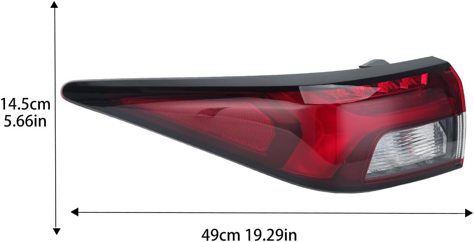 Left LED Outer Tail Light Assembly Fits For Mitsubishi Outlander PHEV 2022 2023 2024 Rear Brake Stop Lamp Driver Side 8330B183 CLH94107063