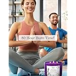 Lavender Vanilla Aromatherapy Candle 3 Wick | Scented Candles for Home | 15.8 oz Large Soy Candle | Relaxing Candles with Long Lasting Fragrance | Decorative Candle Gift for Women - Image 3