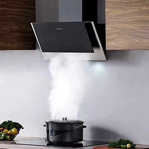 CIARRA-CBCB6736C-Campana-Extractora-60cm-de-Cocina-350mh-3-Velocidades-de-Potencia-Recirculacion-Interna-por-Filtro-de-Carbono-de-Bajo-Consumo-Cristal-y-Acero-inoxidable