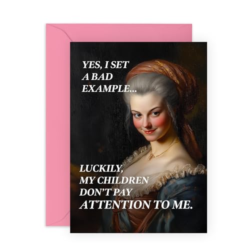 CENTRAL 23 Cartão de felicitações engraçado para mães - presentes relacionados e bem-humorados para