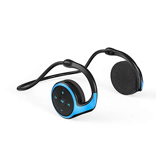 Casque Bluetooth enveloppant autour de la tête, casque de sport sans fil avec microphone intégré et son cristallin, pliable et transporté dans le sac à main, et autonomie de la batterie de 12 heures