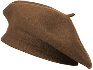 ZLYC Wool Beret Hat Classic Solid Color French for Women